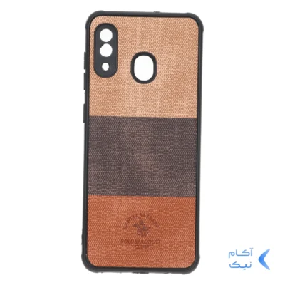 قاب Santa Barbara طرح پارچه ای سه رنگ Samsung Galaxy A30 / A20 - کد 114