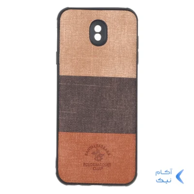 قاب Santa Barbara طرح پارچه ای سه رنگ Samsung Galaxy J7 Pro / J730 - کد 127