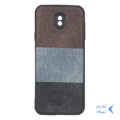 قاب Santa Barbara طرح پارچه ای سه رنگ Samsung Galaxy J7 Pro / J730 - کد 131