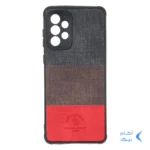 قاب Santa Barbara طرح پارچه ای سه رنگ Samsung Galaxy A73 - کد 160
