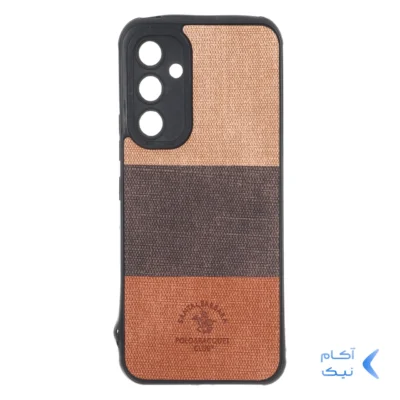 قاب Santa Barbara طرح پارچه ای سه رنگ Samsung Galaxy A54 - کد 176