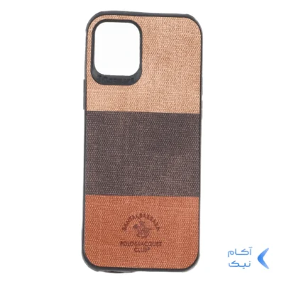 قاب Santa Barbara طرح پارچه ای سه رنگ Apple iPhone 12 Pro / iPhone 12 - کد 184