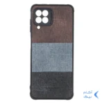 قاب Santa Barbara طرح پارچه ای سه رنگ Samsung Galaxy A22 4G / M22 / M32 4G / F22 - کد 187