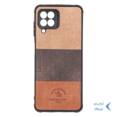 قاب Santa Barbara طرح پارچه ای سه رنگ Samsung Galaxy A22 4G / M22 / M32 4G / F22 - کد 192