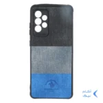 قاب Santa Barbara طرح پارچه ای سه رنگ Samsung Galaxy A72 - کد 249