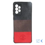 قاب Santa Barbara طرح پارچه ای سه رنگ Samsung Galaxy A72 - کد 251