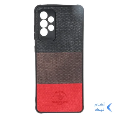 قاب Santa Barbara طرح پارچه ای سه رنگ Samsung Galaxy A72 - کد 251