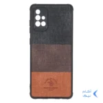 قاب Santa Barbara طرح پارچه ای سه رنگ Samsung Galaxy A71 - کد 254