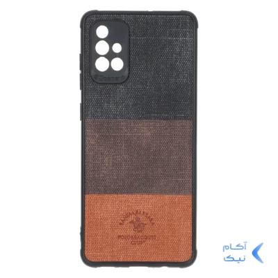 قاب Santa Barbara طرح پارچه ای سه رنگ Samsung Galaxy A71 - کد 254