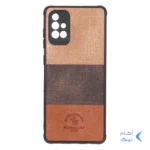 قاب Santa Barbara طرح پارچه ای سه رنگ Samsung Galaxy A71 - کد 255