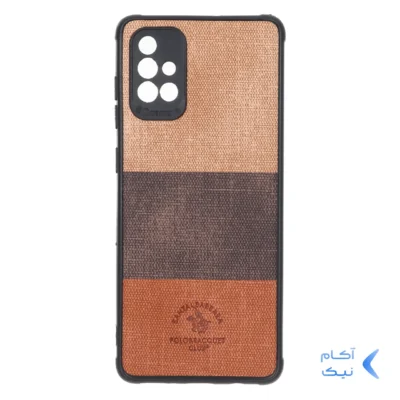 قاب Santa Barbara طرح پارچه ای سه رنگ Samsung Galaxy A71 - کد 255
