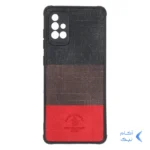 قاب Santa Barbara طرح پارچه ای سه رنگ Samsung Galaxy A71 - کد 256