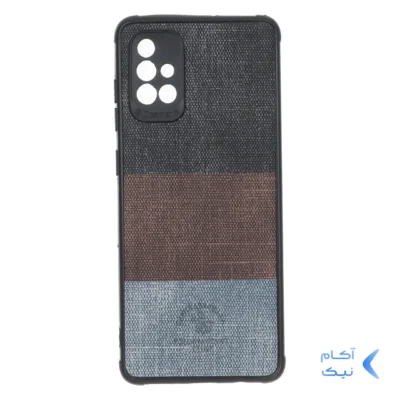 قاب Santa Barbara طرح پارچه ای سه رنگ Samsung Galaxy A71 - کد 258