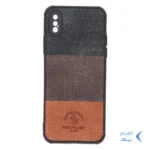 قاب Santa Barbara طرح پارچه ای سه رنگ Apple iPhone X / iPhone XS - کد 294