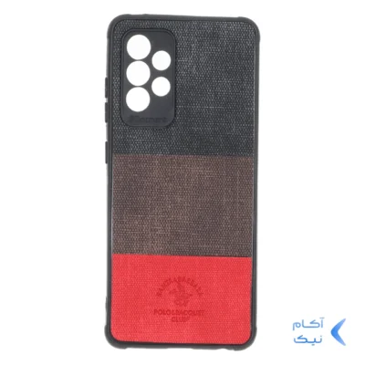 قاب Santa Barbara طرح پارچه ای سه رنگ Samsung Galaxy A52 / A52s - کد 303