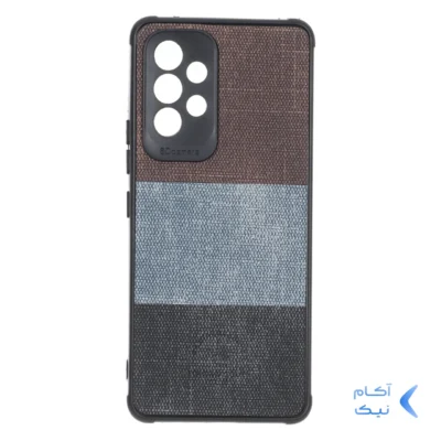 قاب Santa Barbara طرح پارچه ای سه رنگ Samsung Galaxy A53 - کد 363
