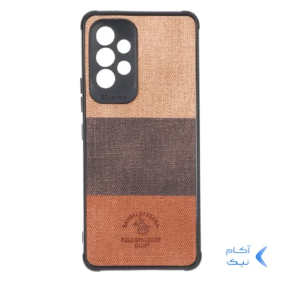 قاب Santa Barbara طرح پارچه ای سه رنگ Samsung Galaxy A53 - کد 365