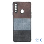 قاب Santa Barbara طرح پارچه ای سه رنگ Samsung Galaxy A20s - کد 367