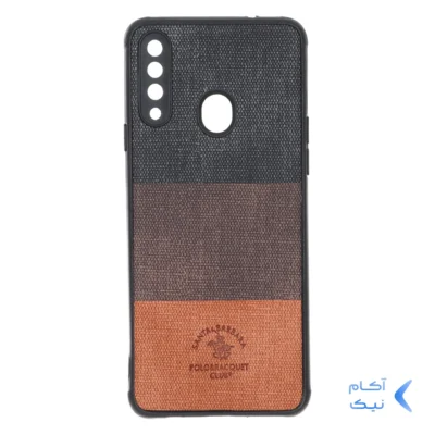 قاب Santa Barbara طرح پارچه ای سه رنگ Samsung Galaxy A20s - کد 370