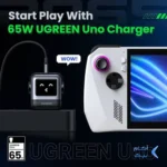 شارژر دیواری PD و فست سه پورت UGREEN مدل Robot Gan Uno RG CD361-35291 65W - بنفش (گارانتی 18 ماهه آسان پیشرو)
