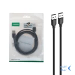 کابل یک و نیم متری UGREEN USB2.0 مدل US102-10310 - مشکی