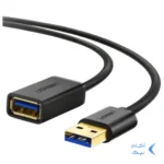 کابل افزایش طول یک و نیم متری UGREEN USB3.0 مدل 30126 - مشکی