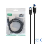 کابل یک متری پرینتر UGREEN USB3.0 مدل US210-30753 - مشکی