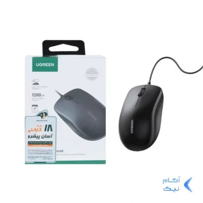 ماوس باسیم UGREEN مدل MU007-90789 - مشکی (گارانتی 18 ماهه آسان پیشرو)