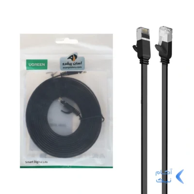 کابل شبکه سه متری UGREEN CAT6 مدل NW102-50175 - مشکی (گارانتی 18 ماهه آسان پیشرو)