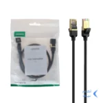 کابل شبکه نیم متری UGREEN CAT7 مدل NW107-11229 - مشکی