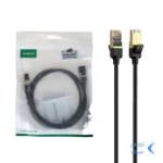 کابل شبکه یک متری UGREEN CAT7 مدل NW107-11268 - مشکی