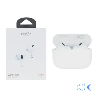 ایرفون بی سیم Yesido مدل Pods Pro2 JB27 - سفید (گارانتی 18 ماه تعویض نیکان همراه)