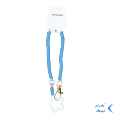آویز موبایل فانتزی فیمو ستاره دار - آبی