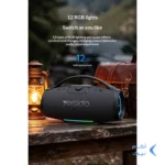 اسپیکر بی سیم Yesido ضد آب مدل YSW45 120W - مشکی (گارانتی 18 ماهه تعویض نیکان همراه)