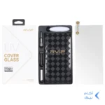 محافظ صفحه نمایش اورجینال Rvip-UV به همراه لامپ و چسب UV و روغن ضد حباب و دستمال Samsung Galaxy S23 Ultra (پک دار)