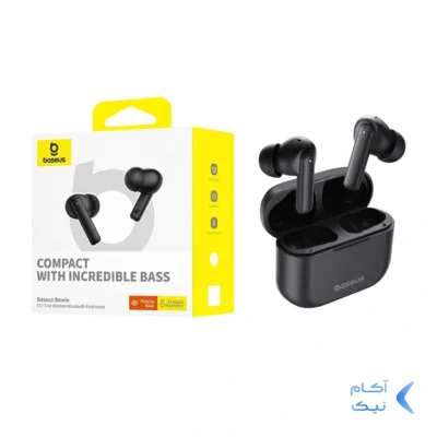 ایرفون بی سیم Baseus مدل Compact Bowie E17 - مشکی -AV (گارانتی 24 ماهه آونگ)
