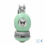 هدفون فانتزی بی سیم Kuromi مدل AH-980Y - طوسی سبز (پک ضعیف)