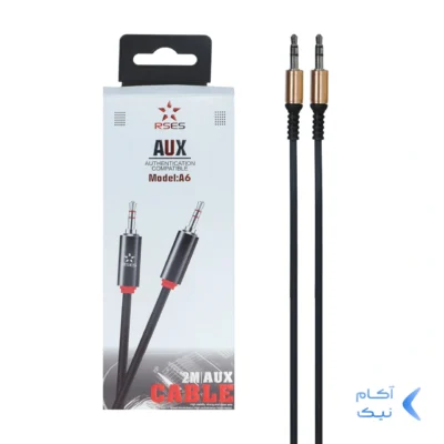 کابل RSES Aux مدل A6 - مشکی - BSA