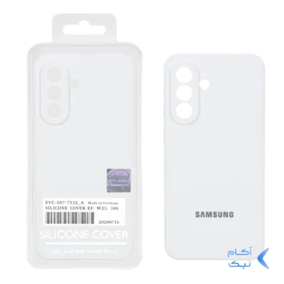 قاب سیلیکونی پاک کنی اورجینال Master Quality مدل Samsung Galaxy A37 - سفید (پک دار)