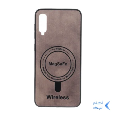 قاب Wireless طرح مگ سیف Samsung Galaxy A50 / A50s / A30s - قهوه ای