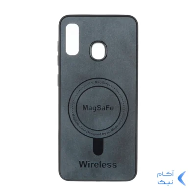 قاب Wireless طرح مگ سیف Samsung Galaxy A30 / A20 - سبز تیره