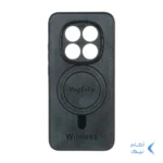 قاب Wireless طرح مگ سیف محافظ لنز برجسته Xiaomi Redmi Note 15 Pro 5G - سبز تیره