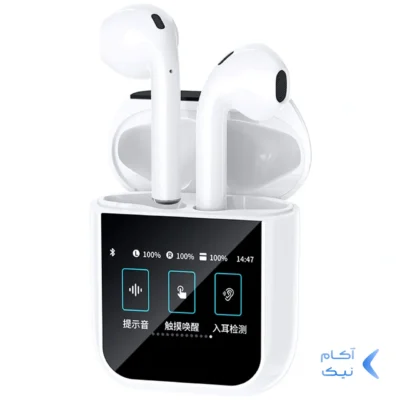 ایرفون بی سیم Wiwu مدل Airbuds T24 - سفید (گارانتی شش ماهه شرکتی)