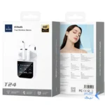 ایرفون بی سیم Wiwu مدل Airbuds T24 - سفید (گارانتی شش ماهه شرکتی)