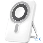 پاوربانک وایرلس PD و فست شارژ Wiwu 10000mAh مدل Elite Wi-P018 38.5W - سفید (گارانتی شش ماهه شرکتی)
