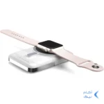 پاوربانک وایرلس PD و فست شارژ Wiwu 10000mAh مدل Elite Wi-P018 38.5W - سفید (گارانتی شش ماهه شرکتی)