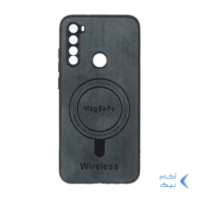 قاب Wireless طرح مگ سیف محافظ لنز برجسته Xiaomi Redmi Note 8 - سبز تیره
