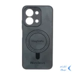 قاب Wireless طرح مگ سیف محافظ لنز برجسته Xiaomi Redmi 15C / Poco C85 - سبز تیره