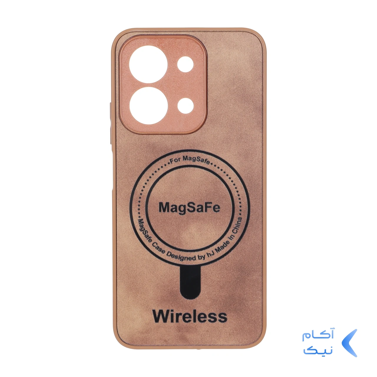 قاب Wireless طرح مگ سیف محافظ لنز برجسته Xiaomi Redmi 15C / Poco C85 - عسلی قاب Wireless طرح مگ سیف محافظ لنز برجسته Xiaomi Redmi 15C / Poco C85 - عسلی