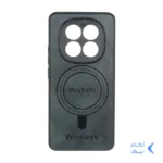قاب Wireless طرح مگ سیف محافظ لنز برجسته Xiaomi Redmi Note 15 - سبز تیره